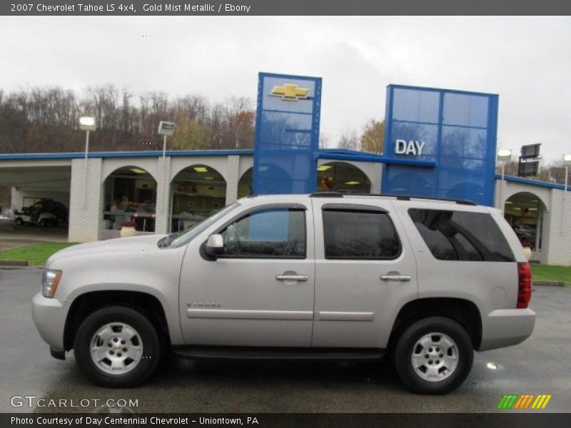 Gold Mist Metallic / Ebony 2007 Chevrolet Tahoe LS 4x4
