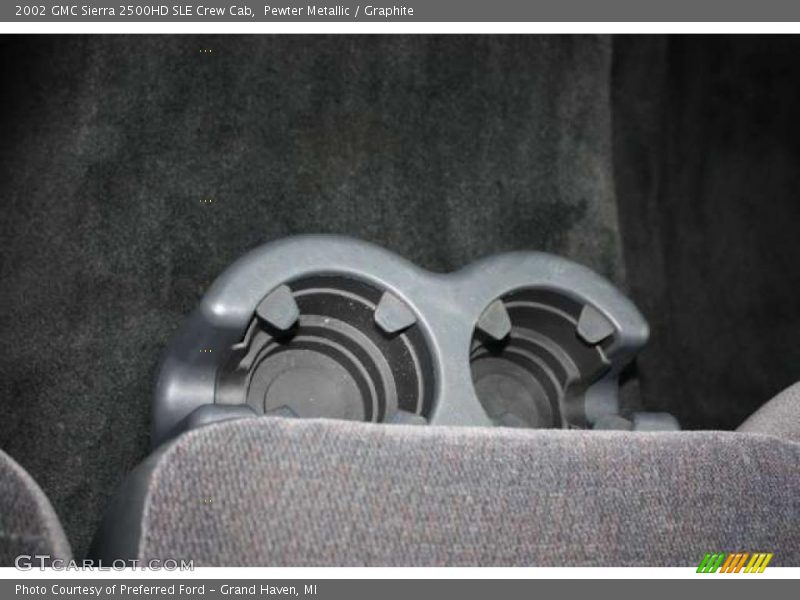 Pewter Metallic / Graphite 2002 GMC Sierra 2500HD SLE Crew Cab