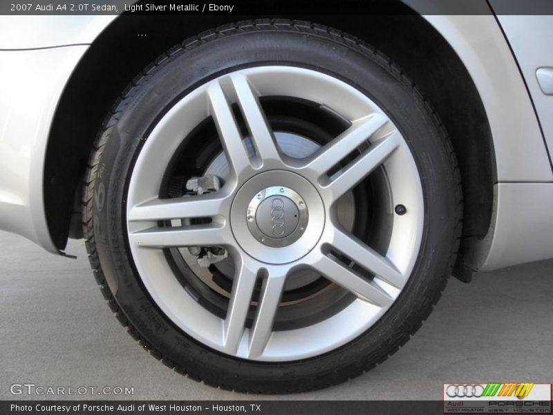 Light Silver Metallic / Ebony 2007 Audi A4 2.0T Sedan