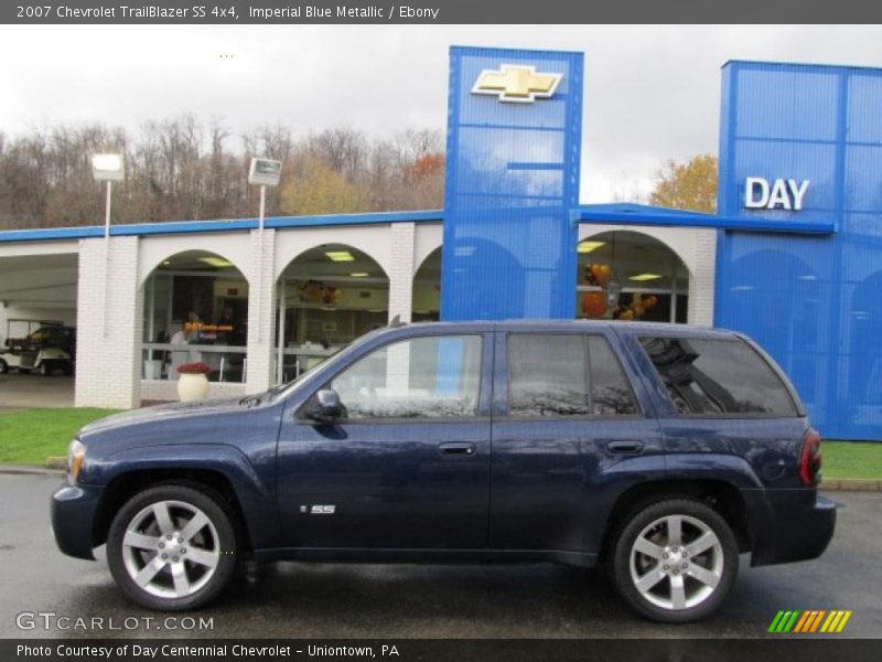 Imperial Blue Metallic / Ebony 2007 Chevrolet TrailBlazer SS 4x4
