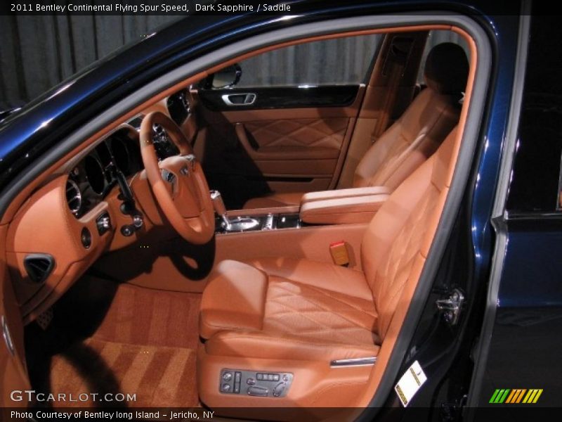  2011 Continental Flying Spur Speed Saddle Interior