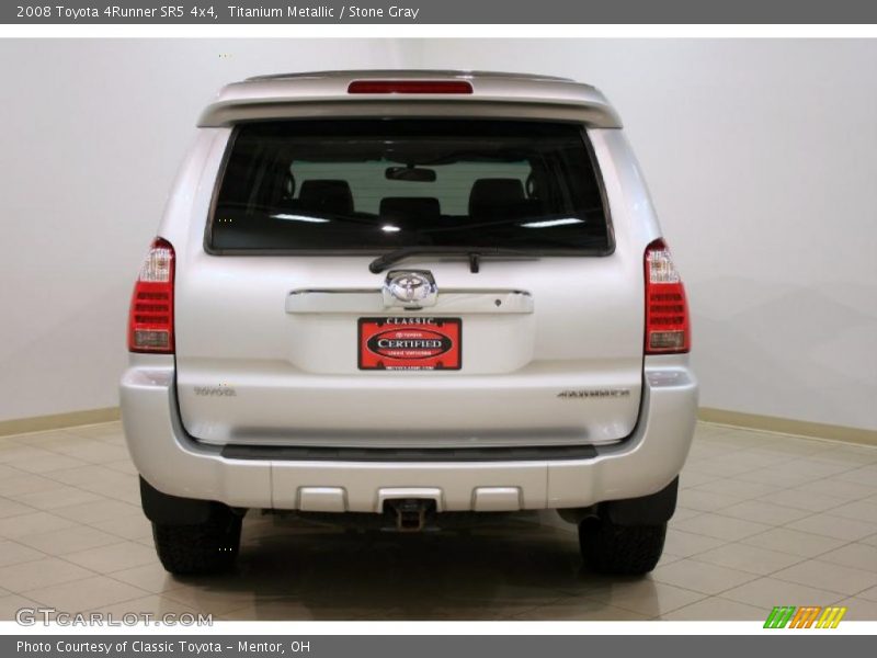 Titanium Metallic / Stone Gray 2008 Toyota 4Runner SR5 4x4