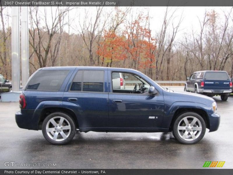 Imperial Blue Metallic / Ebony 2007 Chevrolet TrailBlazer SS 4x4