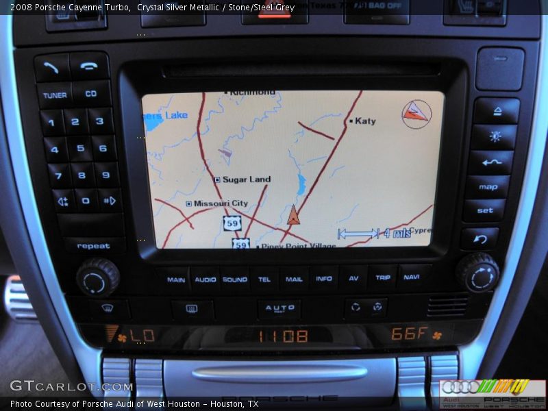 Navigation of 2008 Cayenne Turbo