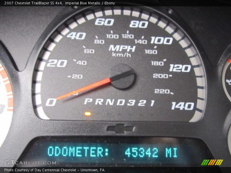 Imperial Blue Metallic / Ebony 2007 Chevrolet TrailBlazer SS 4x4