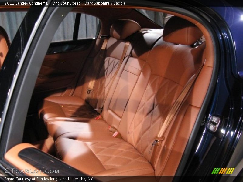  2011 Continental Flying Spur Speed Saddle Interior