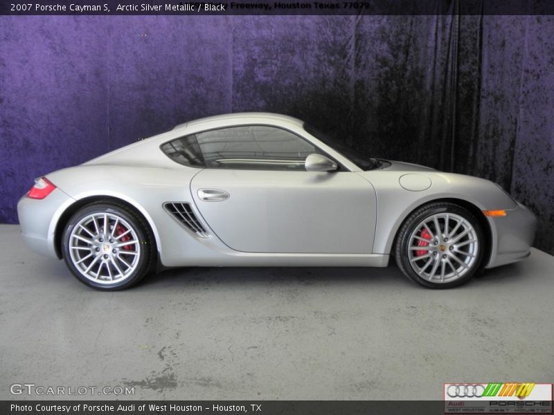 Arctic Silver Metallic / Black 2007 Porsche Cayman S