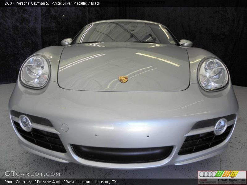 Arctic Silver Metallic / Black 2007 Porsche Cayman S