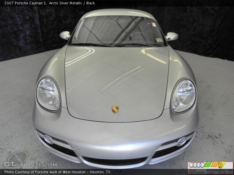 Arctic Silver Metallic / Black 2007 Porsche Cayman S