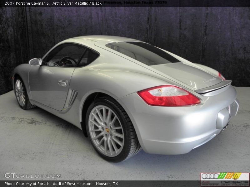 Arctic Silver Metallic / Black 2007 Porsche Cayman S