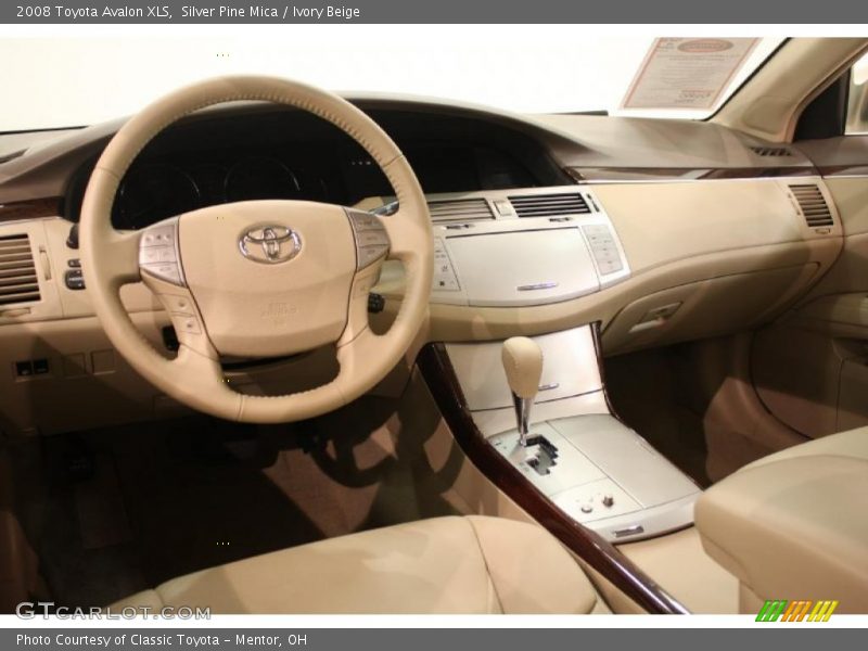 Silver Pine Mica / Ivory Beige 2008 Toyota Avalon XLS