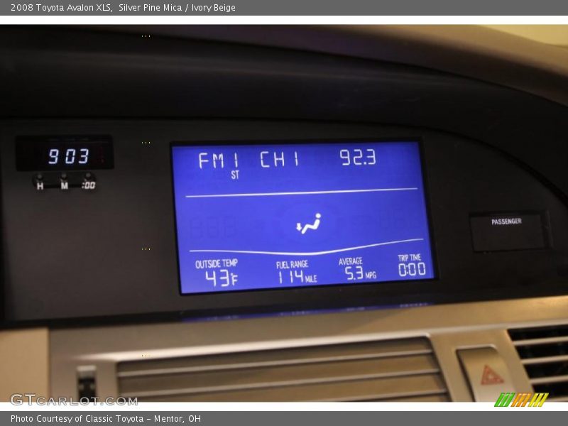 Silver Pine Mica / Ivory Beige 2008 Toyota Avalon XLS