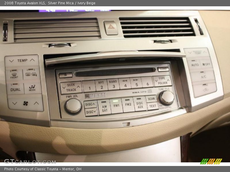 Silver Pine Mica / Ivory Beige 2008 Toyota Avalon XLS