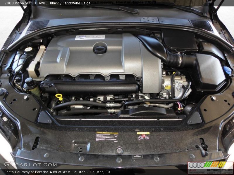 Black / Sandstone Beige 2008 Volvo S80 T6 AWD