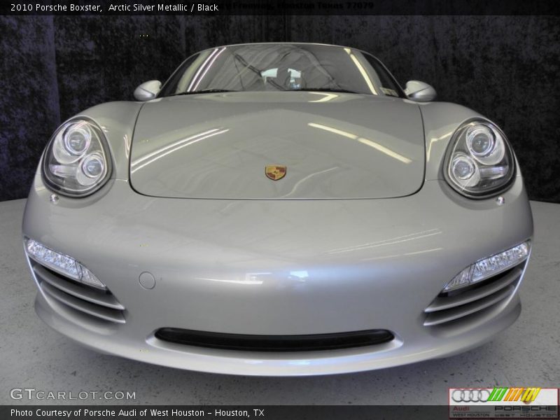 Arctic Silver Metallic / Black 2010 Porsche Boxster