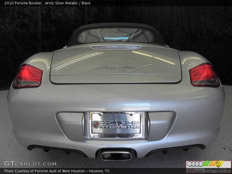 Arctic Silver Metallic / Black 2010 Porsche Boxster