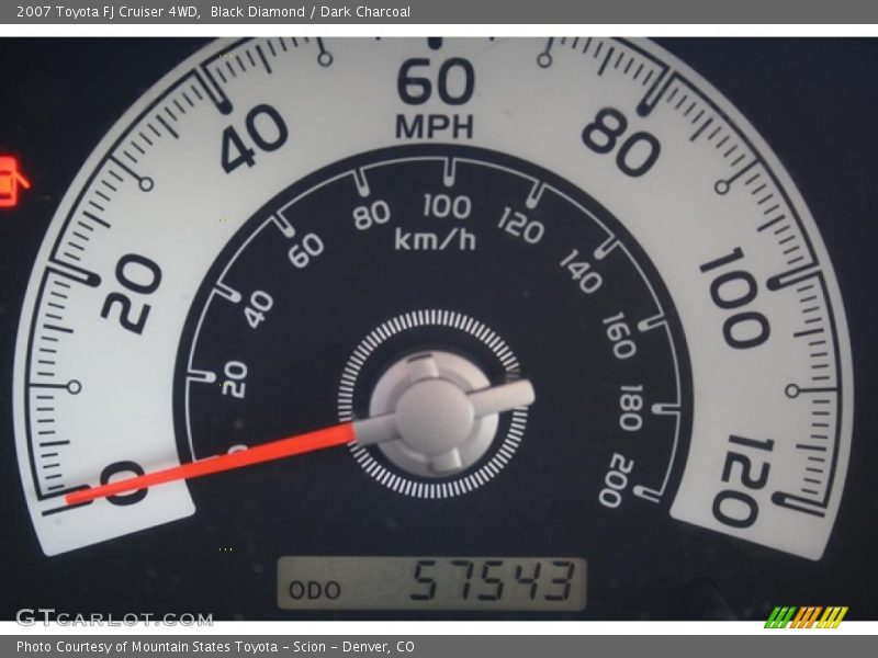 Black Diamond / Dark Charcoal 2007 Toyota FJ Cruiser 4WD