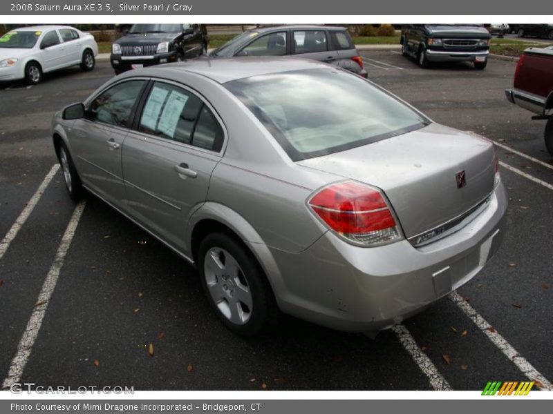Silver Pearl / Gray 2008 Saturn Aura XE 3.5
