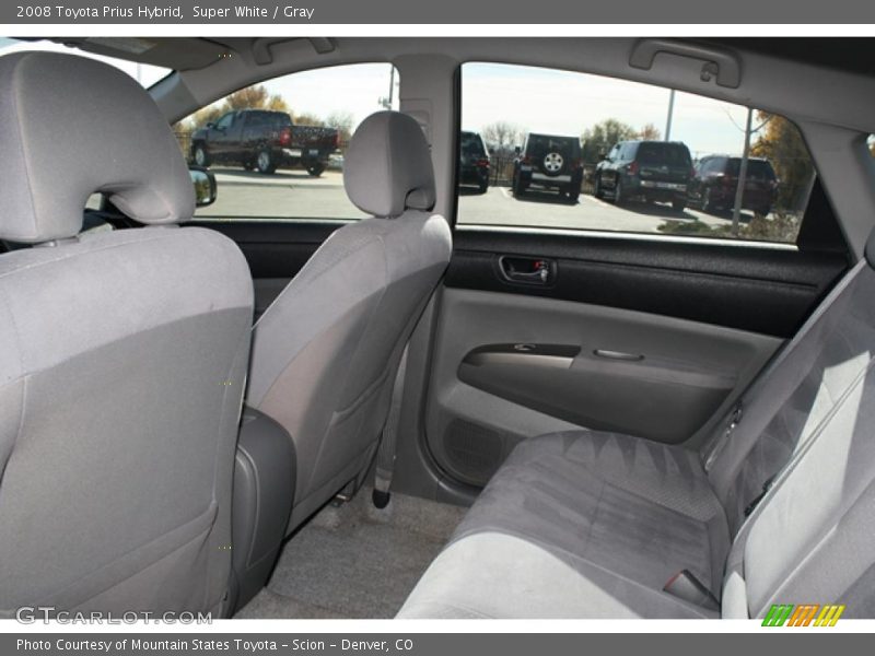 Super White / Gray 2008 Toyota Prius Hybrid