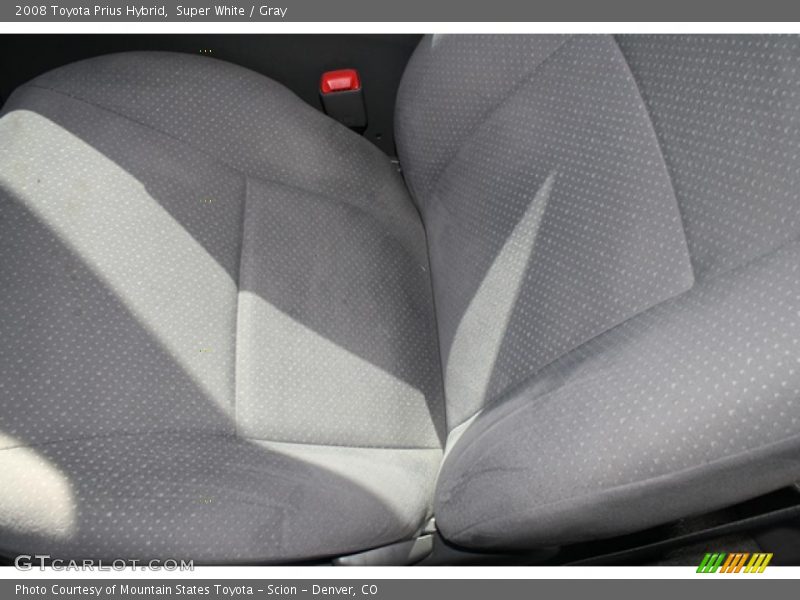 Super White / Gray 2008 Toyota Prius Hybrid