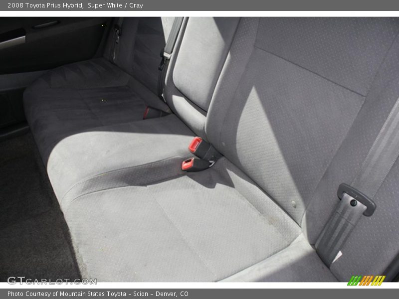 Super White / Gray 2008 Toyota Prius Hybrid