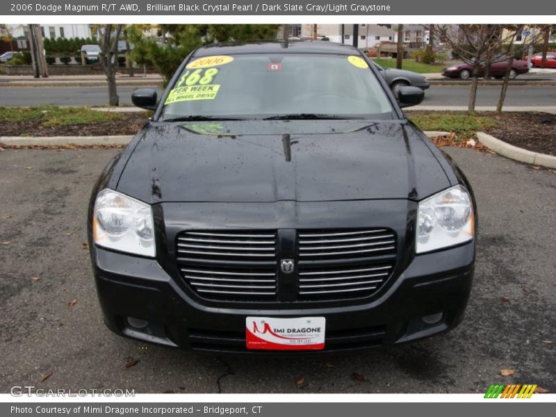 Brilliant Black Crystal Pearl / Dark Slate Gray/Light Graystone 2006 Dodge Magnum R/T AWD