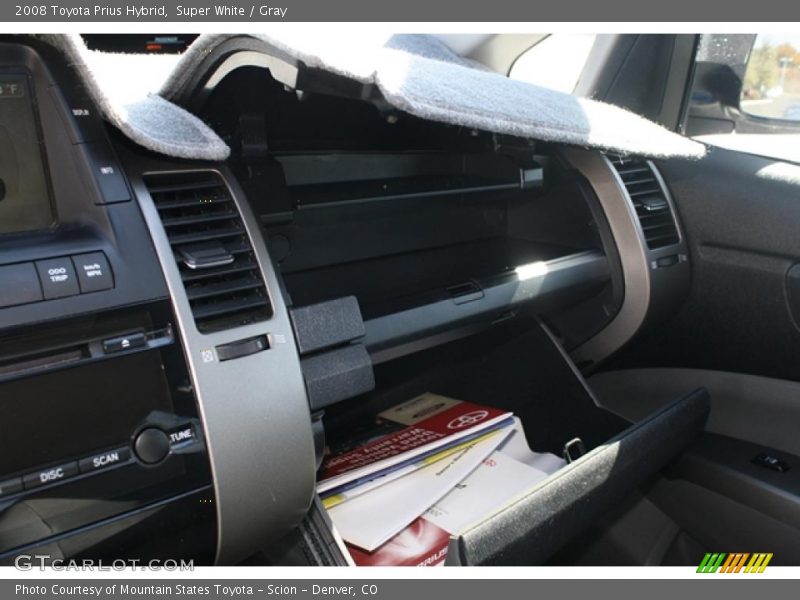 Super White / Gray 2008 Toyota Prius Hybrid