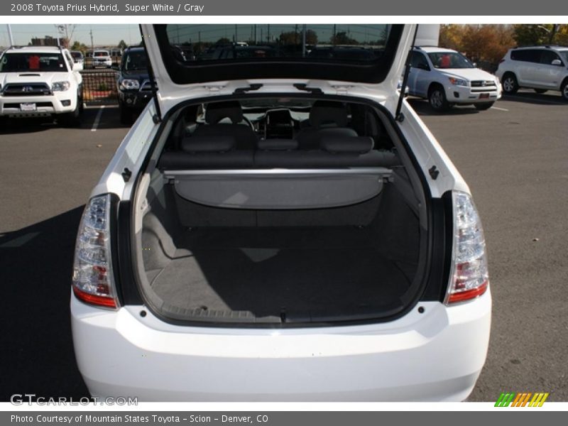 Super White / Gray 2008 Toyota Prius Hybrid