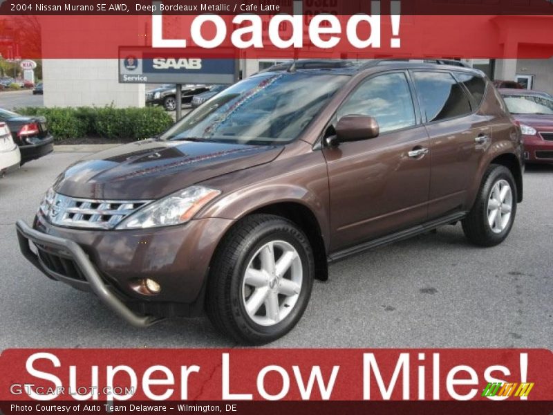 Deep Bordeaux Metallic / Cafe Latte 2004 Nissan Murano SE AWD