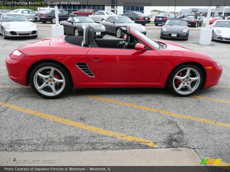 Guards Red / Black 2007 Porsche Boxster S