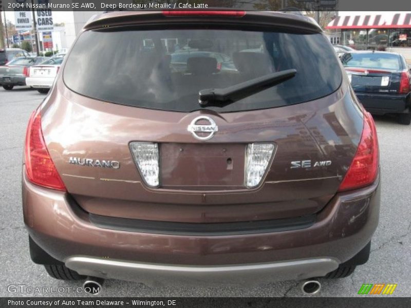 Deep Bordeaux Metallic / Cafe Latte 2004 Nissan Murano SE AWD