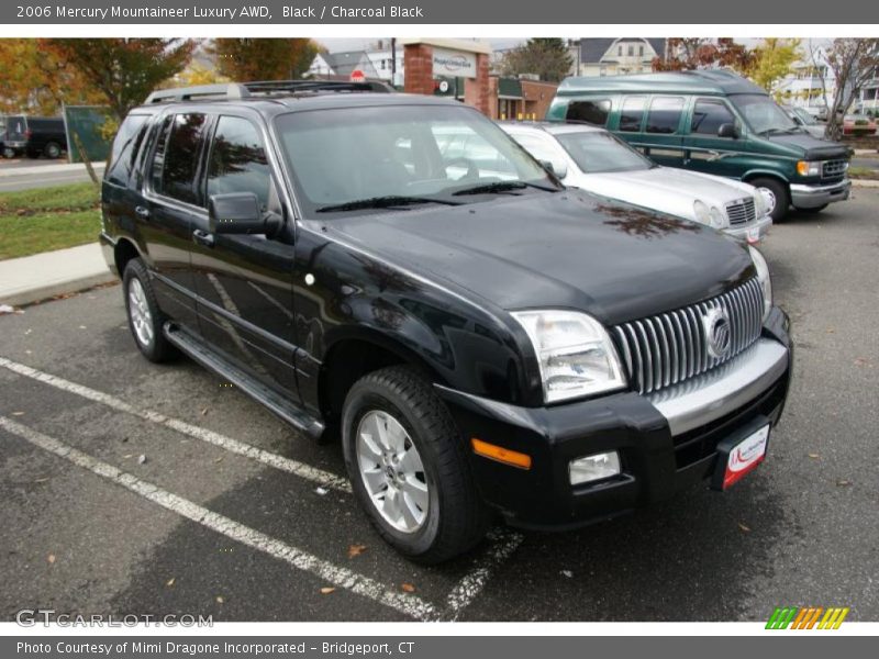 Black / Charcoal Black 2006 Mercury Mountaineer Luxury AWD