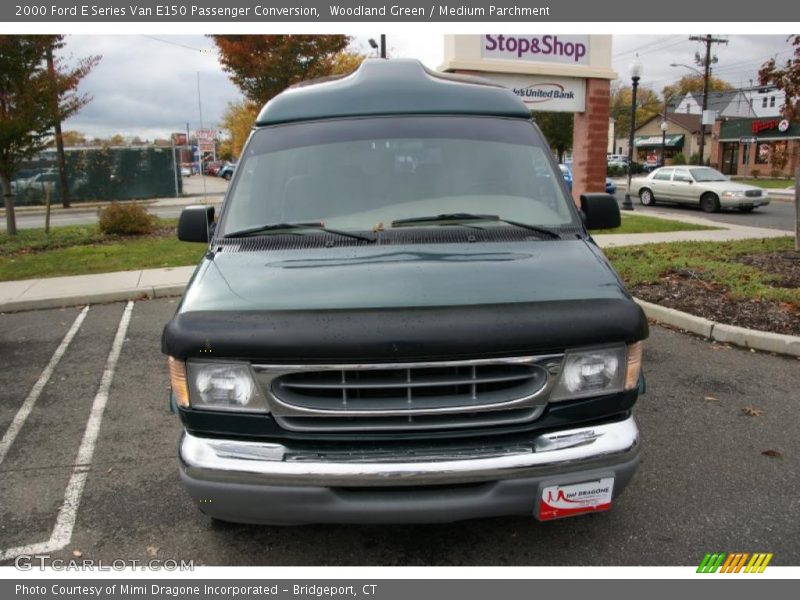 Woodland Green / Medium Parchment 2000 Ford E Series Van E150 Passenger Conversion
