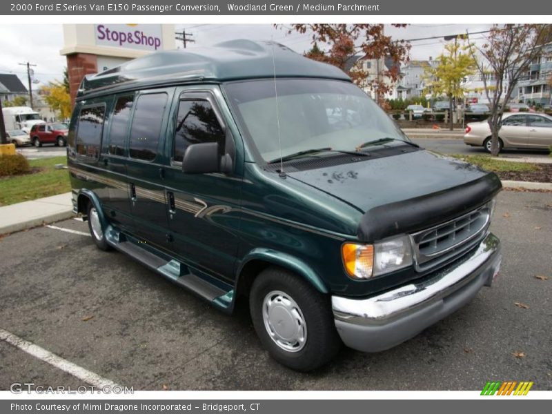 Woodland Green / Medium Parchment 2000 Ford E Series Van E150 Passenger Conversion