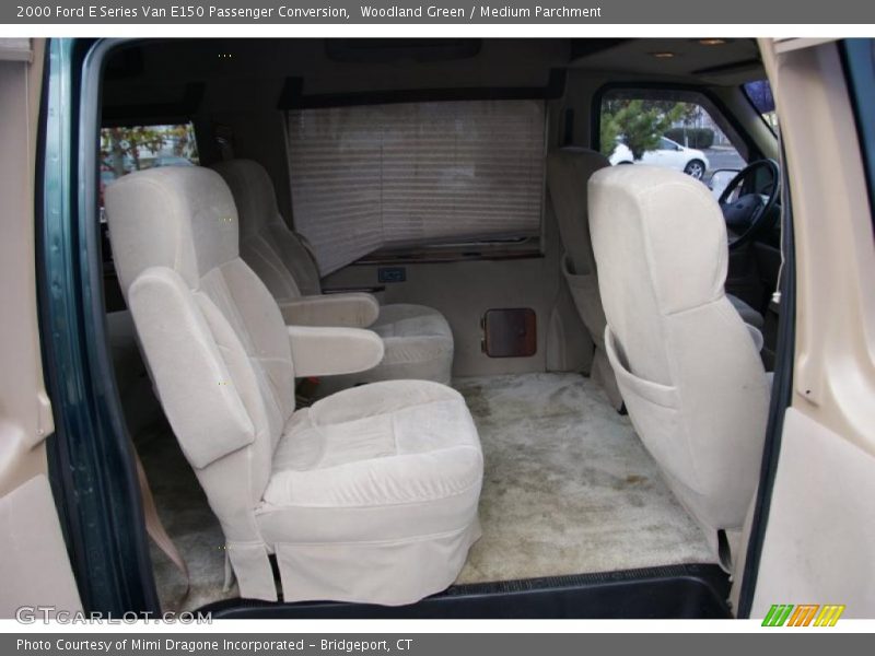 Woodland Green / Medium Parchment 2000 Ford E Series Van E150 Passenger Conversion