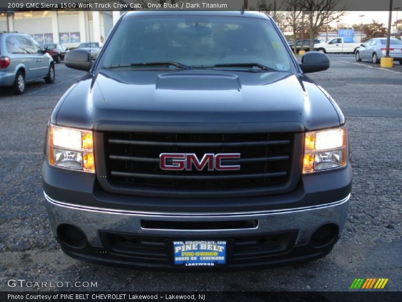 Onyx Black / Dark Titanium 2009 GMC Sierra 1500 Work Truck Crew Cab