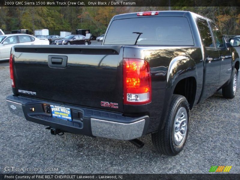 Onyx Black / Dark Titanium 2009 GMC Sierra 1500 Work Truck Crew Cab
