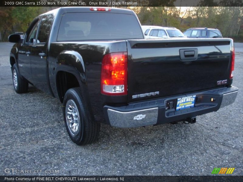 Onyx Black / Dark Titanium 2009 GMC Sierra 1500 Work Truck Crew Cab