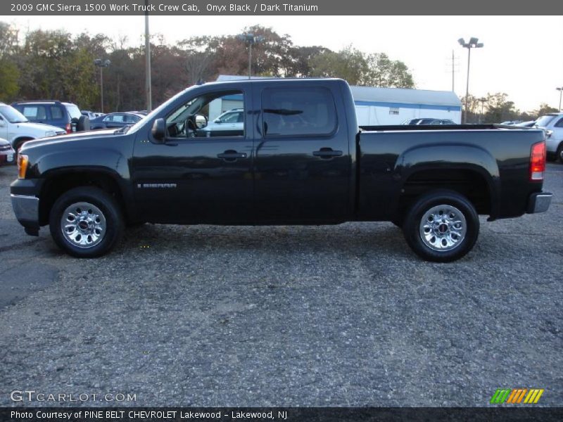 Onyx Black / Dark Titanium 2009 GMC Sierra 1500 Work Truck Crew Cab