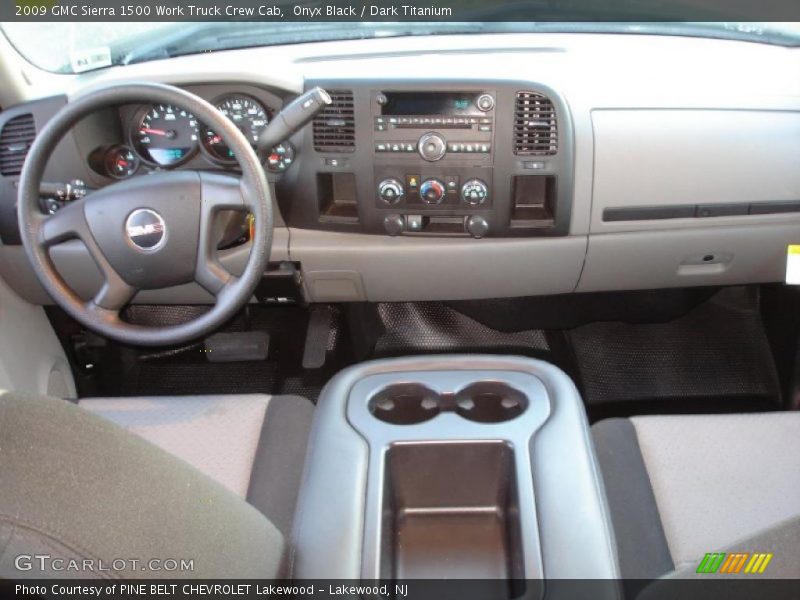 Onyx Black / Dark Titanium 2009 GMC Sierra 1500 Work Truck Crew Cab