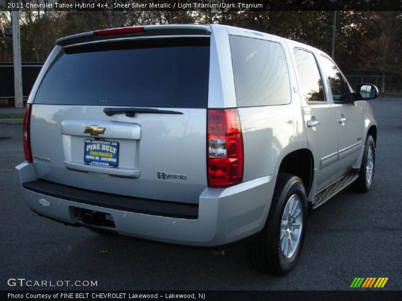  2011 Tahoe Hybrid 4x4 Sheer Silver Metallic