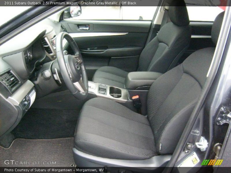  2011 Outback 2.5i Premium Wagon Off Black Interior