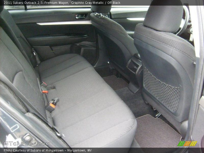 Graphite Gray Metallic / Off Black 2011 Subaru Outback 2.5i Premium Wagon