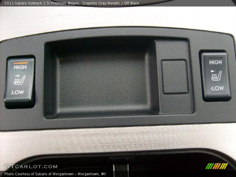 Graphite Gray Metallic / Off Black 2011 Subaru Outback 2.5i Premium Wagon