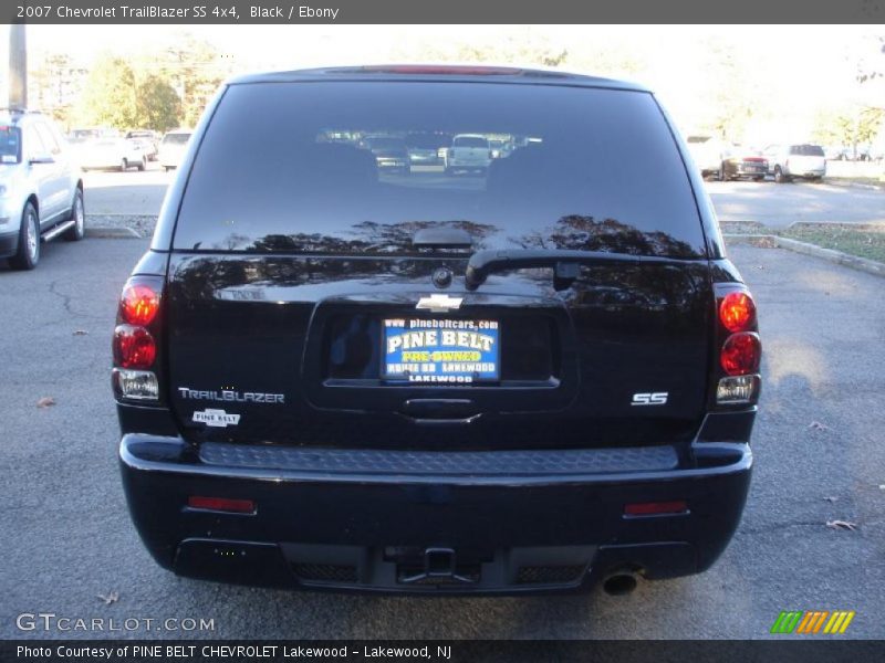 Black / Ebony 2007 Chevrolet TrailBlazer SS 4x4