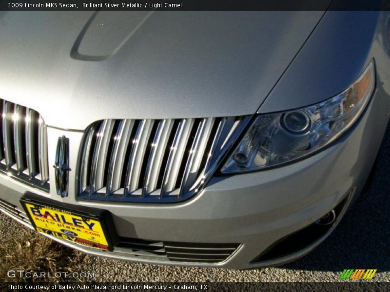 Brilliant Silver Metallic / Light Camel 2009 Lincoln MKS Sedan