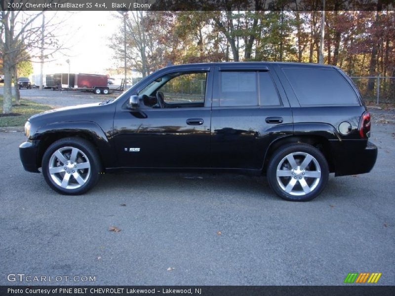 Black / Ebony 2007 Chevrolet TrailBlazer SS 4x4