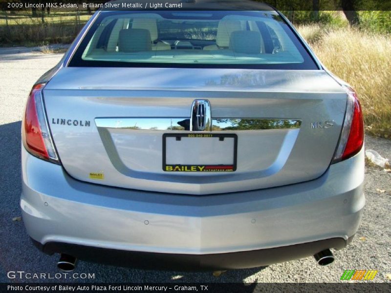 Brilliant Silver Metallic / Light Camel 2009 Lincoln MKS Sedan