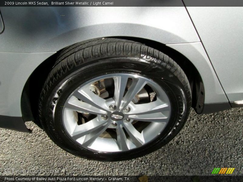 Brilliant Silver Metallic / Light Camel 2009 Lincoln MKS Sedan