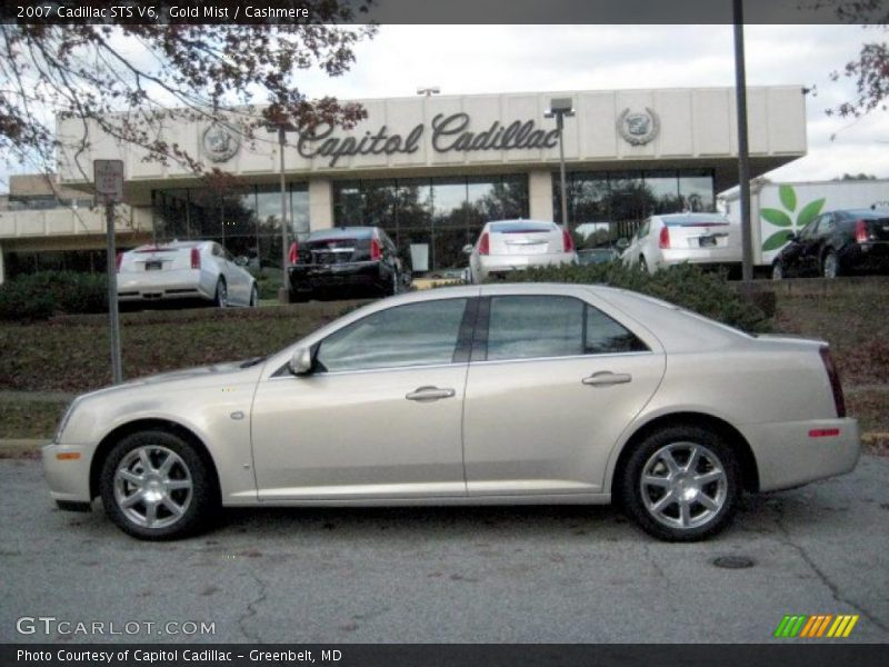 Gold Mist / Cashmere 2007 Cadillac STS V6